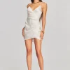 Bachelorette Party*Retrofete Leah Silk Dress Pearl