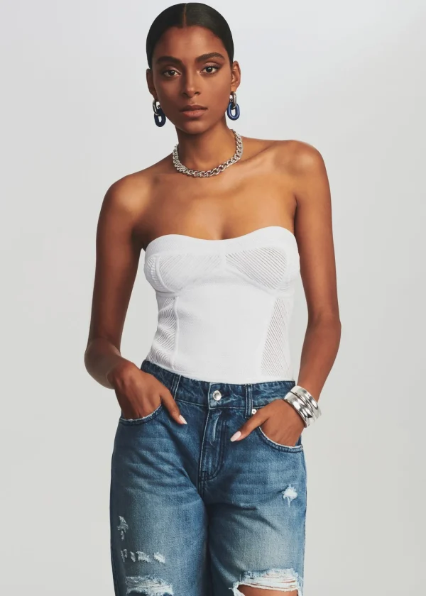 Final Sale*Retrofete Lena Bodysuit White