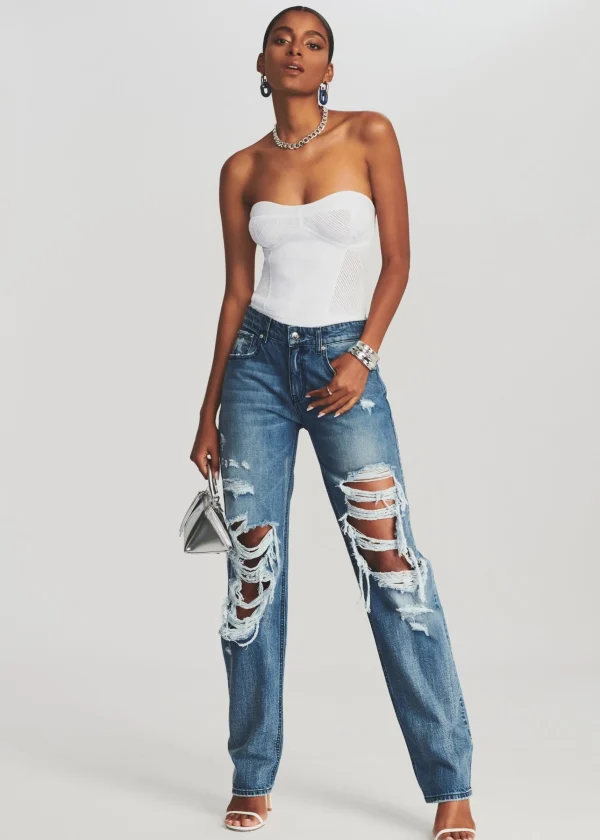 Final Sale*Retrofete Lena Bodysuit White