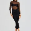 Sheer Bliss*Retrofete Levina Dress Black