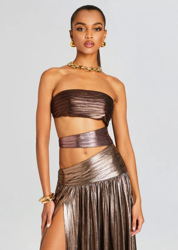 Maxi*Retrofete Lia Dress Brown Ombre