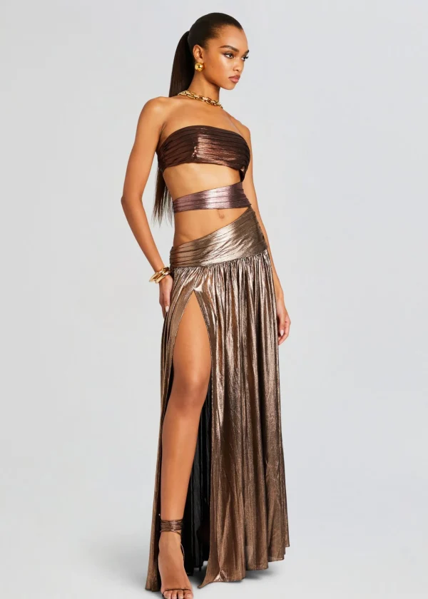 Maxi*Retrofete Lia Dress Brown Ombre