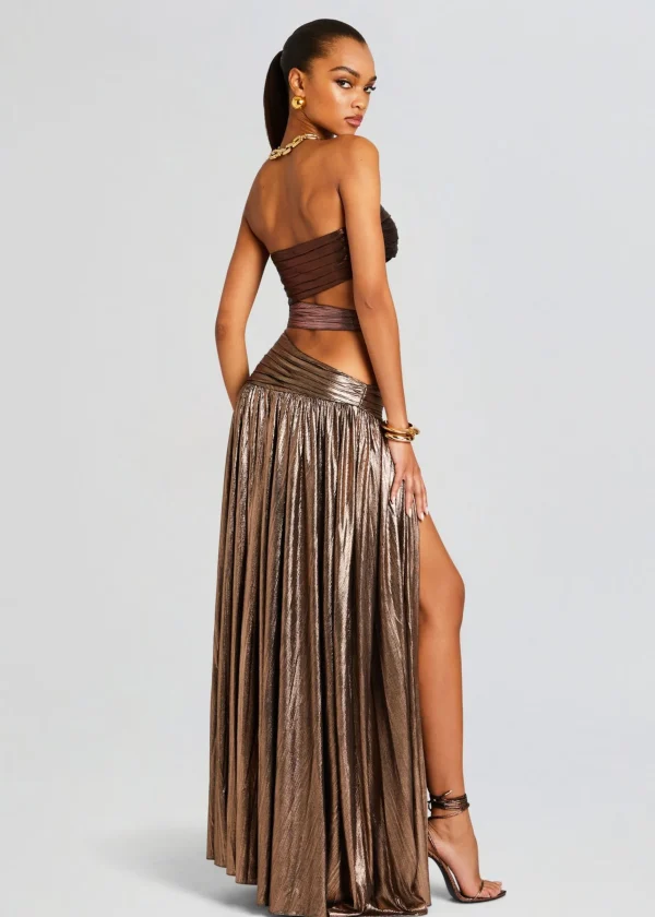 Maxi*Retrofete Lia Dress Brown Ombre