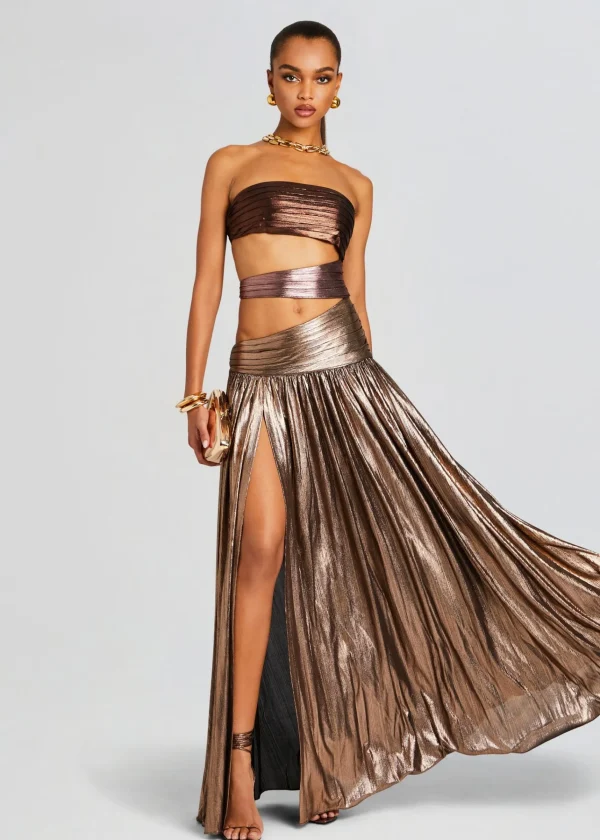 Maxi*Retrofete Lia Dress Brown Ombre