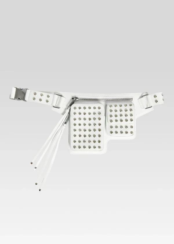 RETROFÊTE*Retrofete Liana Belt Bag White/Silver