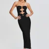 Swim*Retrofete Lily Lycra Maxi Dress Black