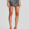 Bottoms*Retrofete Londyn Skirt Black/Silver