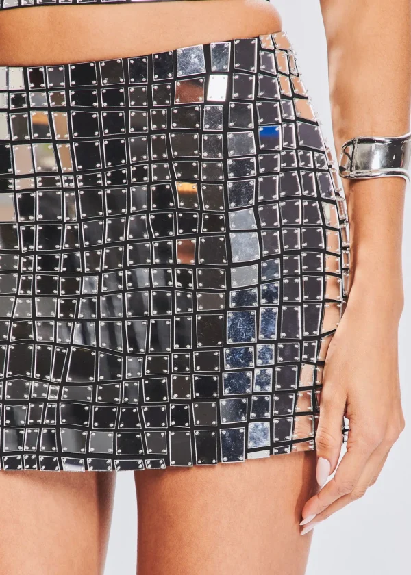 RETROFÊTE*Retrofete Londyn Skirt Black/Silver