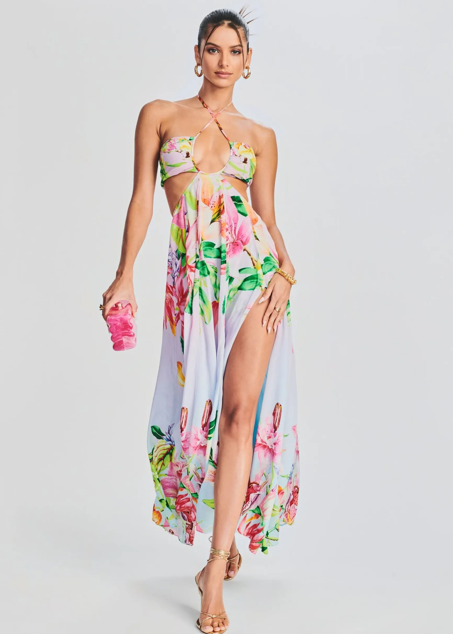 lora_long_dress_0-1.webp Bachelorette Party*Retrofete Lora Long Dress Multicolor Hibiscus