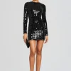 Dresses*Retrofete Loreen Embellished Dress Black