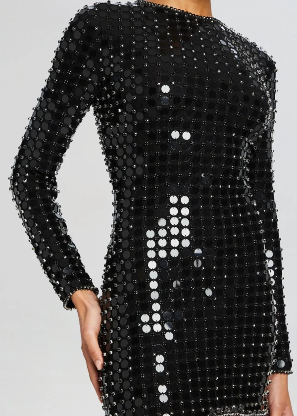 RETROFÊTE*Retrofete Loreen Embellished Dress Black