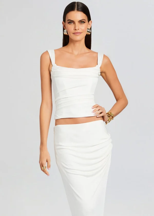 Rehearsal Dinner*Retrofete Lowis Top White
