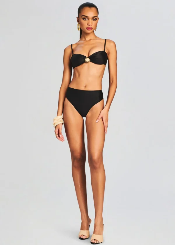Resort '24*Retrofete Lucia Bikini Top Black