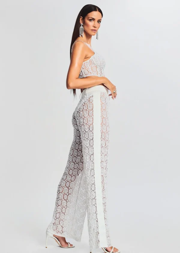 Bachelorette Party*Retrofete Lulu Lace Pant White