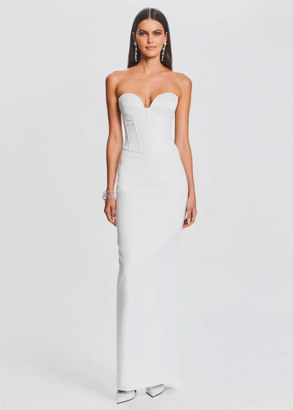 Gowns*Retrofete Luna Dress White