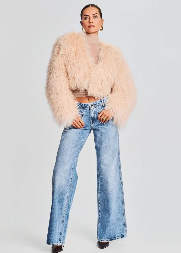 Outerwear*Retrofete Luxe Fur Jacket Tannin