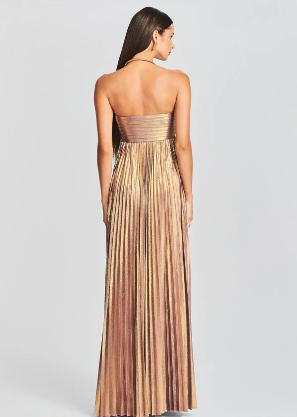 Best Sellers*Retrofete Lyanna Dress Purple/Gold
