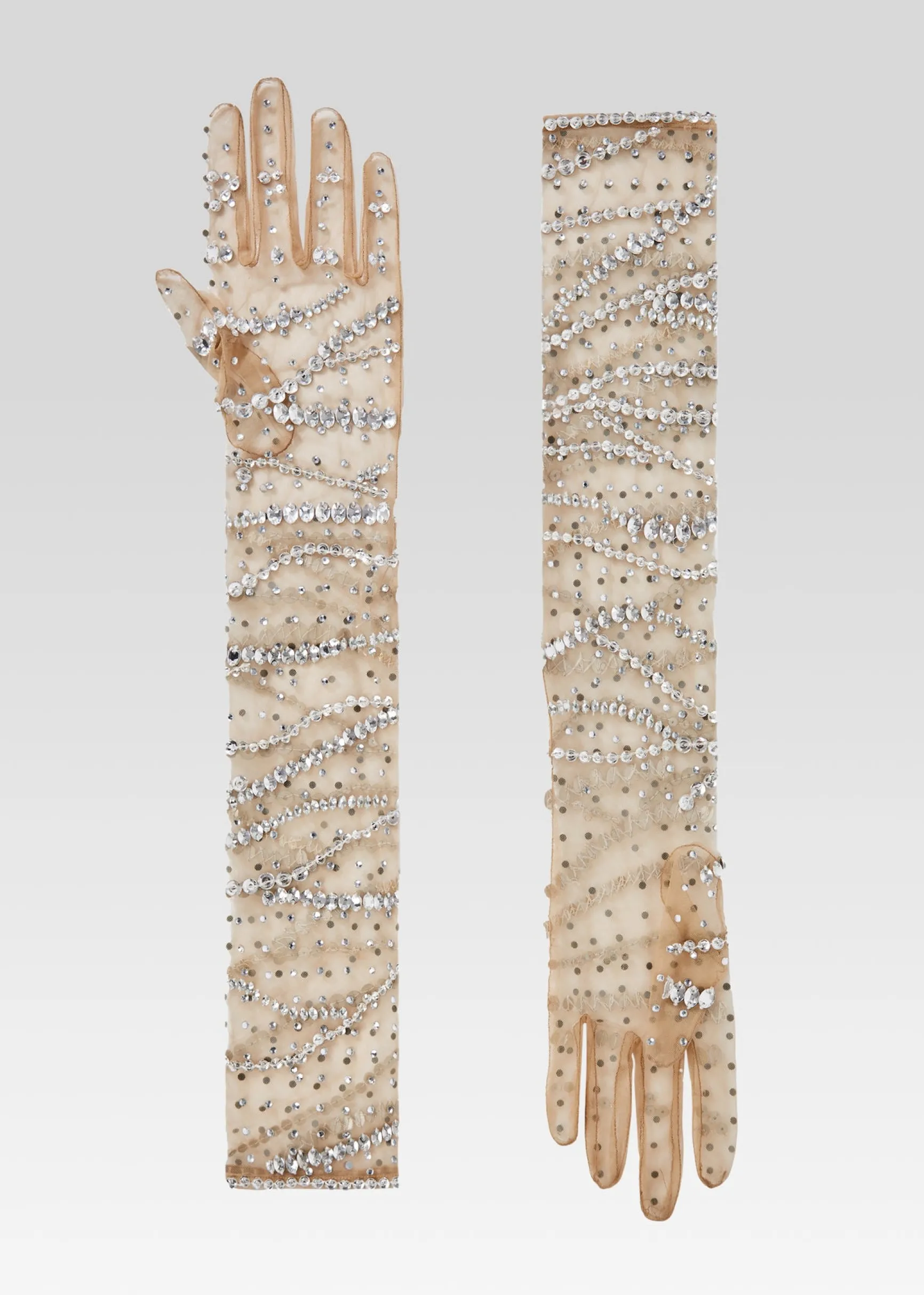 lyric_embellished_gloves_0-4.webp Accessories*Retrofete Lyric Embellished Gloves Tannin