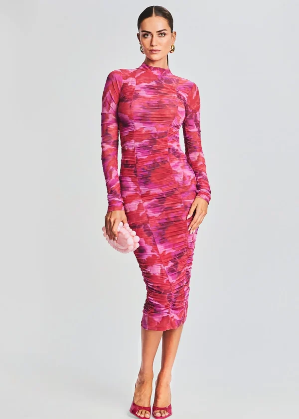 Dresses*Retrofete Mabel Long Dress Pink