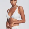 Sequin Styles*Retrofete Magda Sequin Top White