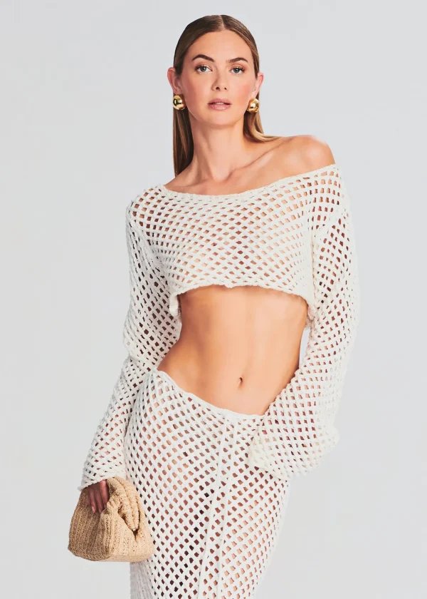 Swim*Retrofete Magen Knitted Shirt White