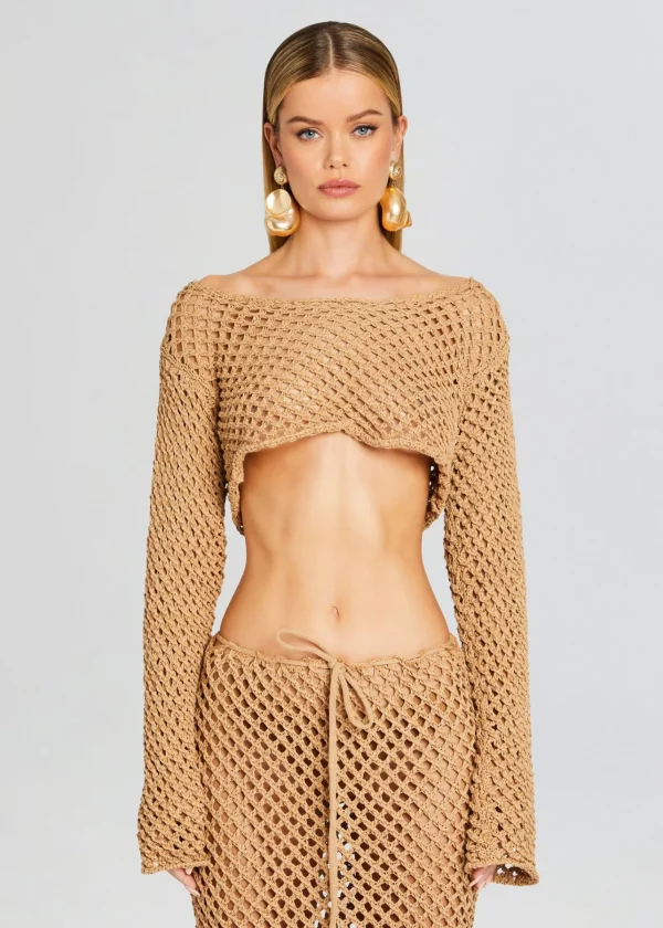 Spring Knits*Retrofete Magen Knitted Shirt Classic Beige