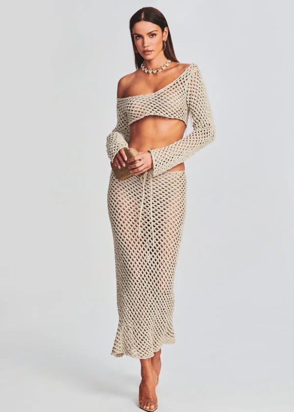 Swim*Retrofete Magen Knitted Shirt Ivory