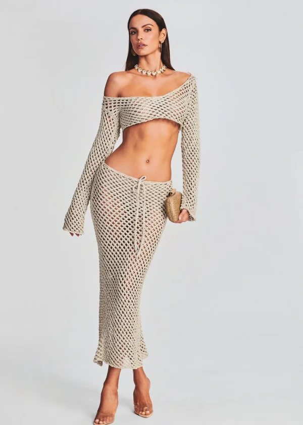 Swim*Retrofete Magen Knitted Skirt Ivory