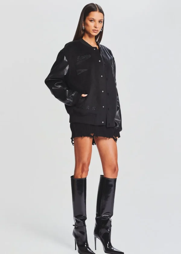 Outerwear*Retrofete Malcolm Bomber Jacket Black