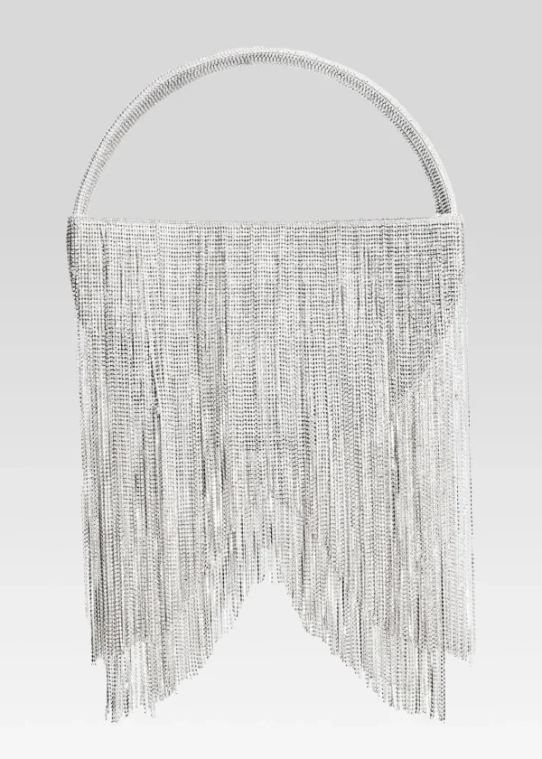 Handbags*Retrofete Malia Crystal Bag White/Silver