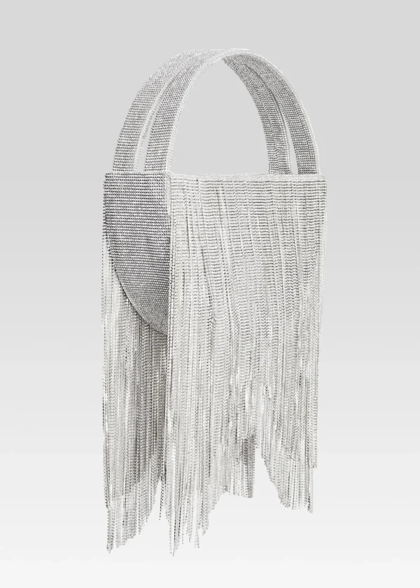 Handbags*Retrofete Malia Crystal Bag White/Silver