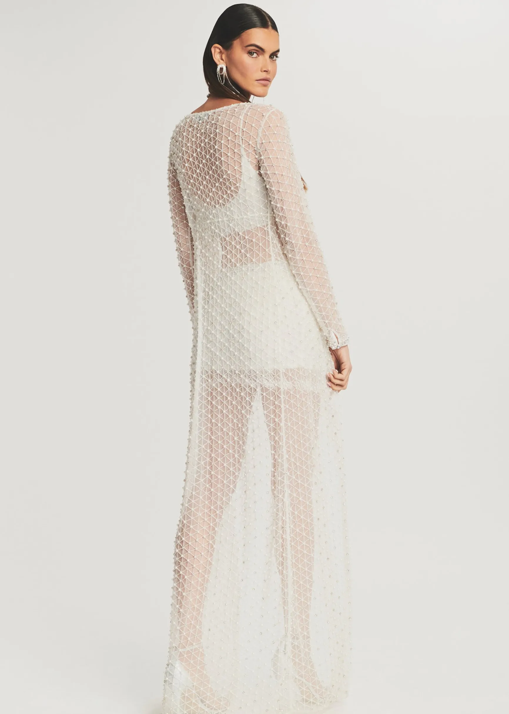marcel_beaded_duster_3-2.webp Bachelorette Party*Retrofete Marcel Beaded Duster White