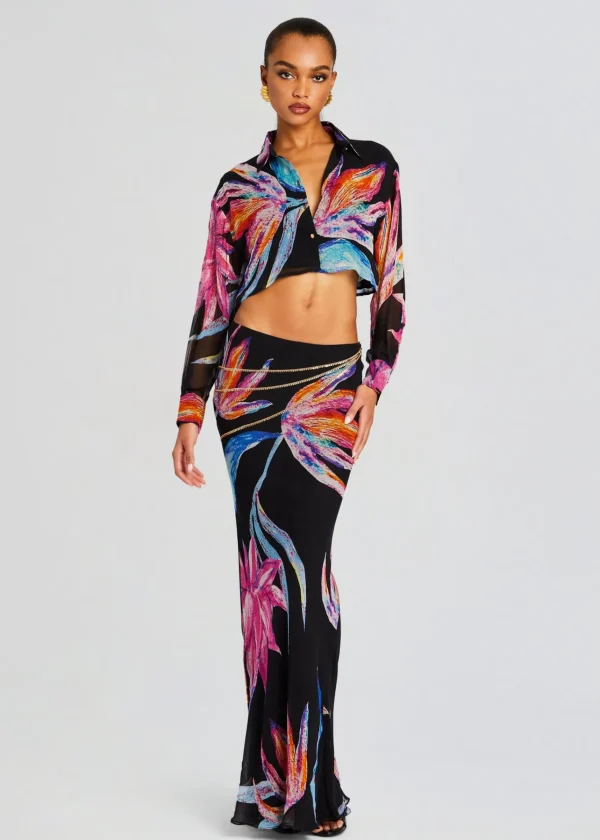Resort '24*Retrofete Margo Crop Shirt Black