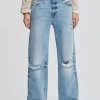 Denim*Retrofete Margot Cuffed Boyfriend Jean Coastline