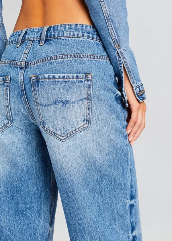 Resort '24*Retrofete Margot Cuffed Boyfriend Jean River