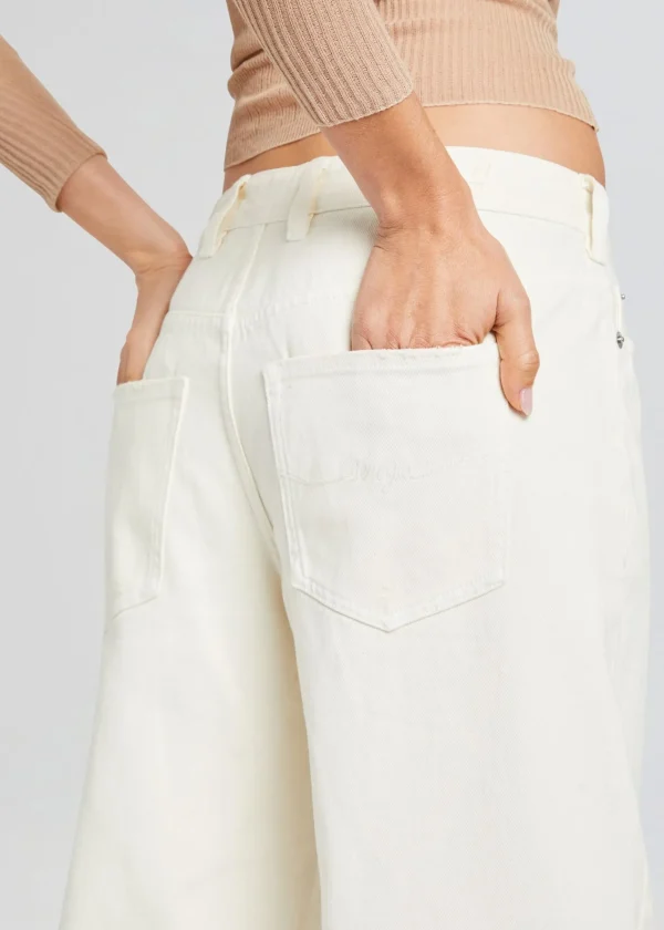 Best Sellers*Retrofete Margot Cuffed Boyfriend Jean Off White