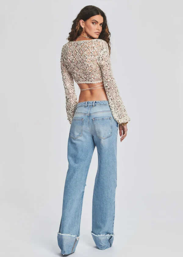 Best Sellers*Retrofete Margot Cuffed Boyfriend Jean Coastline