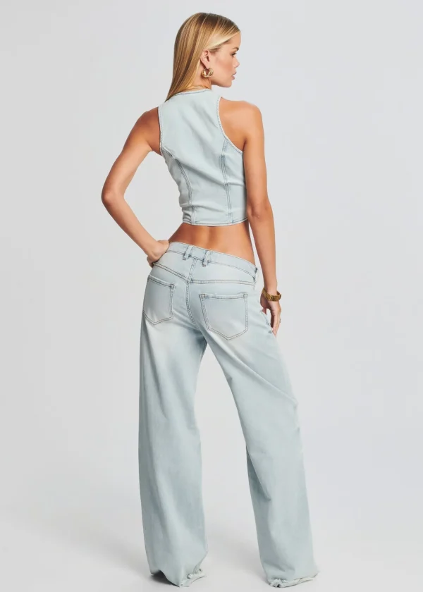 Bottoms*Retrofete Margot Terry Boyfriend Jean Skylight