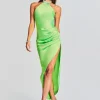 RETROFÊTE*Retrofete Maria Dress Lime Punch