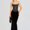 Dresses*Retrofete Mariah Embellished Dress Black/Silver