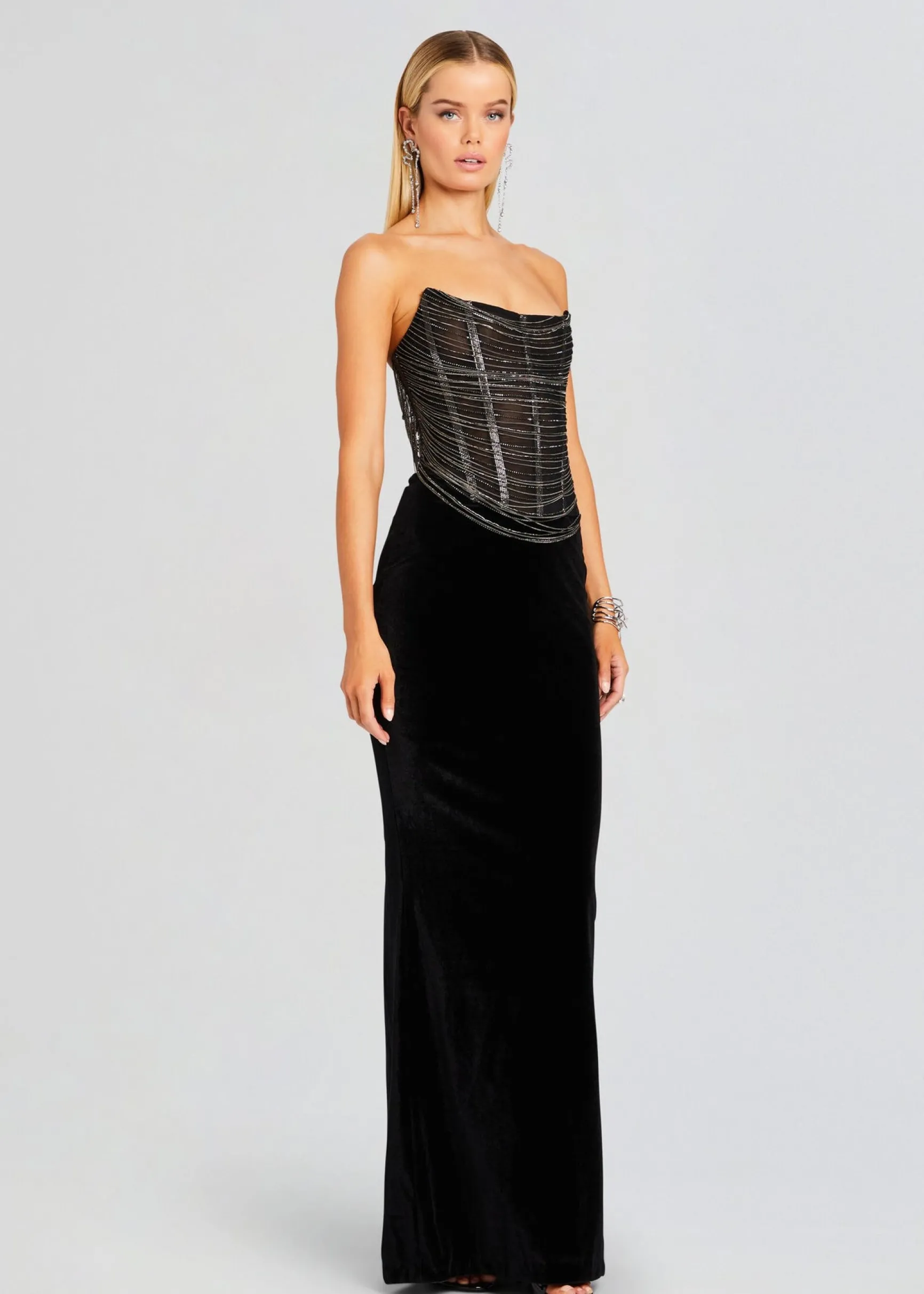 mariah_embellished_dress_2-2.webp Gowns*Retrofete Mariah Embellished Dress Black/Silver