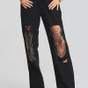 Bottoms*Retrofete Marlowe Jean Raven Black