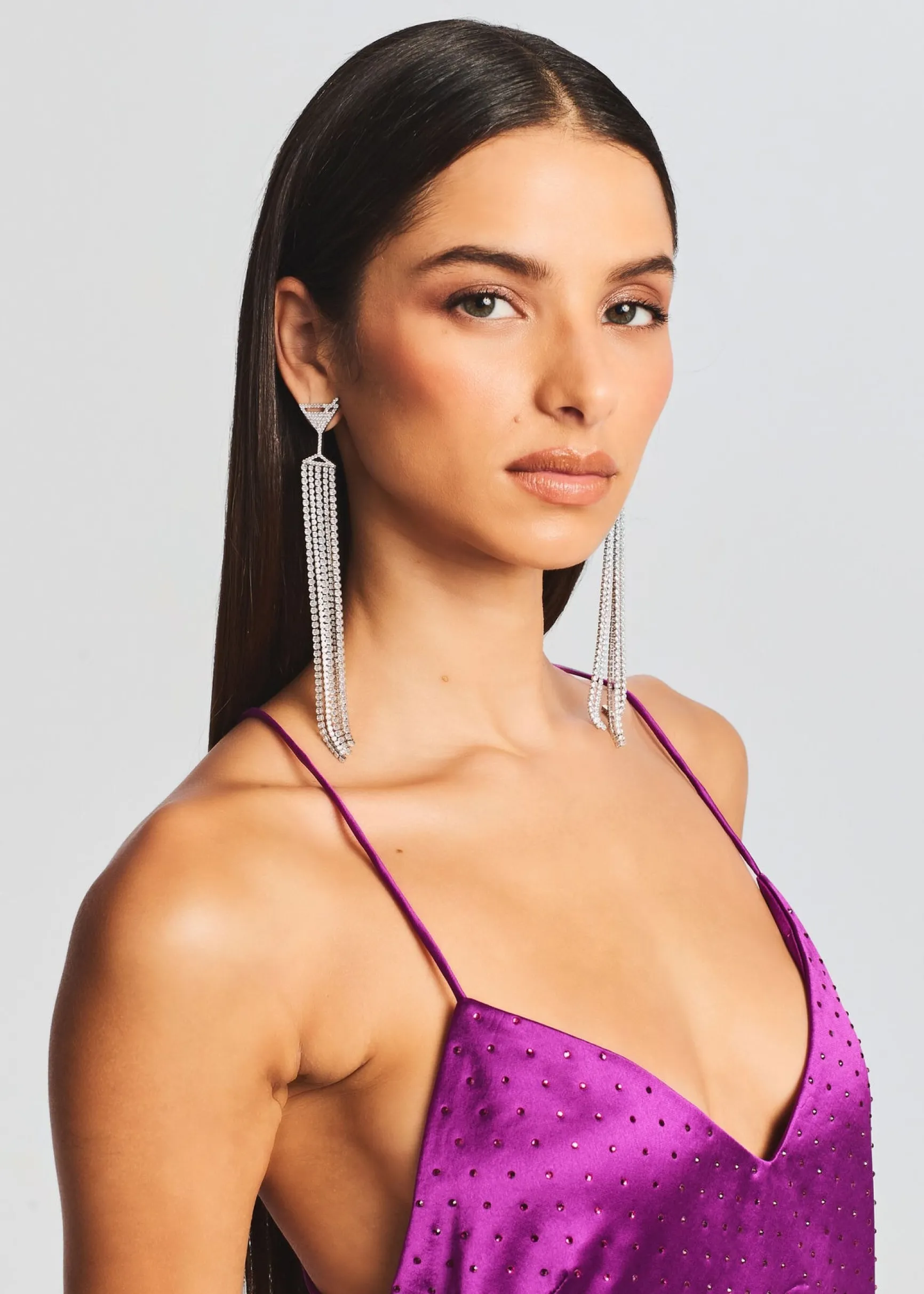 martini_drop_crystal_earr_1.webp Guest Of*Retrofete Martini Drop Crystal Earring Silver