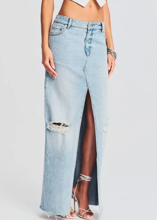 Bottoms*Retrofete Matilda Maxi Skirt Coastline
