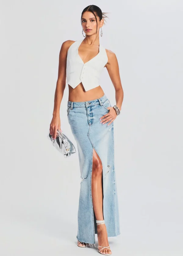 Bottoms*Retrofete Matilda Maxi Skirt Coastline
