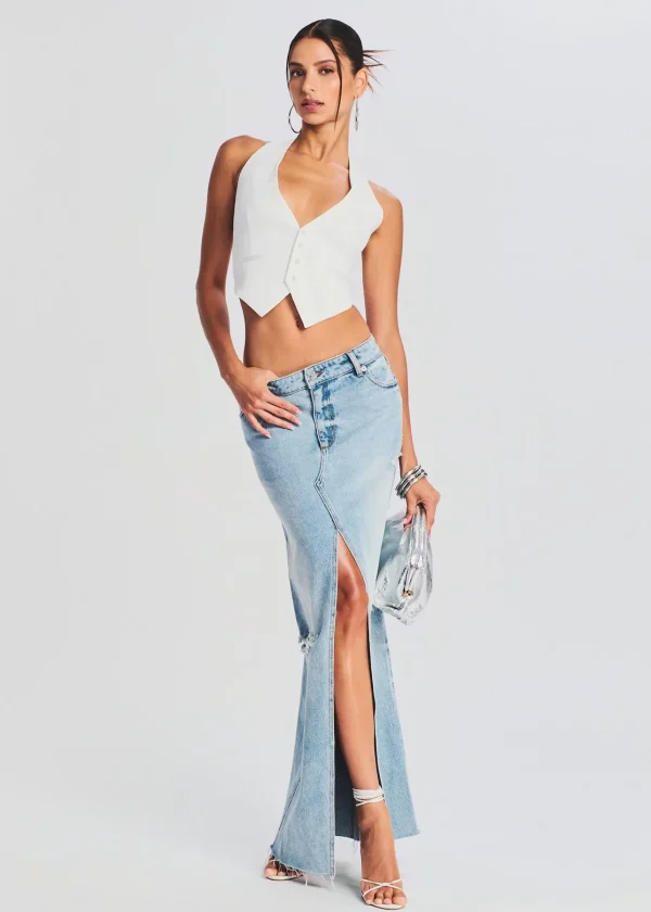 Best Sellers*Retrofete Matilda Maxi Skirt Coastline