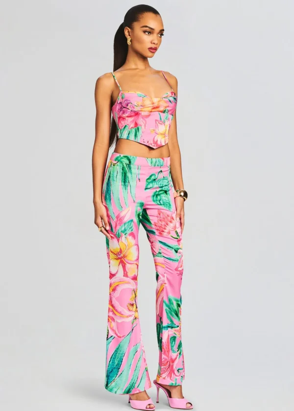 Resort '24*Retrofete Megan Pant Pink Floral