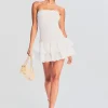 Bachelorette Party*Retrofete Megan Short Dress White Fruition