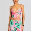 Tropical Hues*Retrofete Megan Top Pink Floral