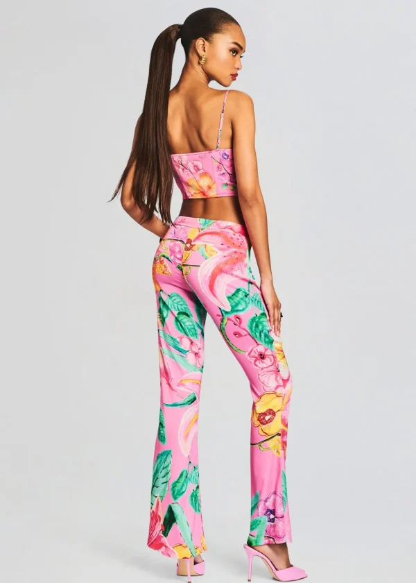 Tropical Hues*Retrofete Megan Top Pink Floral